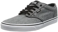 Buty sportowe męskie - Vans Atwood szary 40.5 EU _Rock Textile Black/white - miniaturka - grafika 1