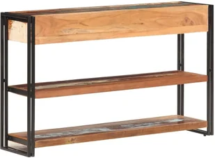 vidaXL Szafka, 120x30x75 cm, lite drewno z odzysku 321804 - Szafki do salonu - miniaturka - grafika 5