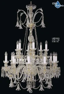 Elita bohemia Żyrandol kryształowy pałacowy 18-ramienny - Bohemia L 672/18/19 - Lampy sufitowe - miniaturka - grafika 3