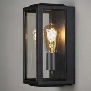 Konstsmide Kinkiet zewnętrzny Carpi, czarny, 12,5 x 30 cm - Lampy ogrodowe - miniaturka - grafika 3