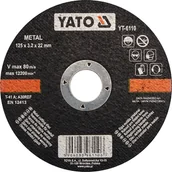 Tarcze do pił - Yato tarcza tnąca metalu 125 x 3,2 YT-6110 - miniaturka - grafika 1
