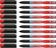 Cienkopisy - Schneider Topliner 911 cienkopis (wkład wymienny, 0,4 mm), czerwony 9112 - miniaturka - grafika 1