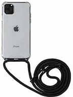 Etui i futerały do telefonów - Big Ben Przezroczysty pokrowiec ochronny + czarny pasek na ramię IP 11 Pro Max CaseBANDIP1965 - miniaturka - grafika 1