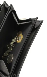 PolskaGalanteria.pl Portfel Damski PolskaGalanteria Z Wstawką Długi Suwak Skóra Naturalna CZARNY D14-WST - Portfele - miniaturka - grafika 10