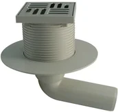 Odwodnienia, kanały i akcesoria - Marley Wpust balkonowy poziomy Regulowany 100 x 100 mm - miniaturka - grafika 1