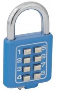 LOB Kłódka Szyfrowa 8 Cyfr do walizki - Kłódki - miniaturka - grafika 2