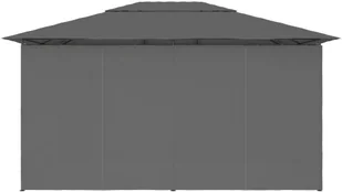 vidaXL Namiot ogrodowy z zasłonami, 4 x 3 m, antracytowy - Pawilony ogrodowe - miniaturka - grafika 14