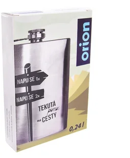 Piersiówka stalowa butelka do alkoholu 240 ml 125995 - Pozostałe akcesoria barmańskie - miniaturka - grafika 3