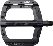 Pedały rowerowe - HT HT NANO-S ANS08 Leap Flat Pedals, czarny  2022 Pedały BMX, Dirt i Freeride HT-ANS-08-(011) - miniaturka - grafika 1