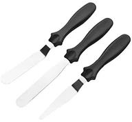 Przybory do gotowania - Tala Wykonany z żeliwa  cukru szpatułki 's, stal nierdzewna, czarna, 3 sztuka 10A11004 - miniaturka - grafika 1