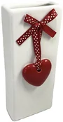 Nawilżacze powietrza - Nawilżacz ceramiczny CZERWONE SERCE - miniaturka - grafika 1