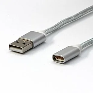 Inne Kabel USB 2.0 USB A M Magnetická koncovka 1m srebrny KUASSRP10S01 - Kable USB - miniaturka - grafika 3