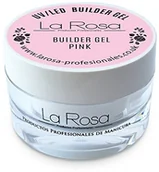 Żele do paznokci - La Rosa żel Builder Pink  różowa żelem podkładowym do lampy UV  30 ML LG08 - miniaturka - grafika 1