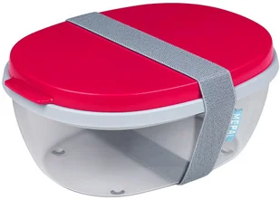 Mepal Saladbox Ellipse Nordic Red 107640574500 107640574500 - Pojemniki kuchenne - miniaturka - grafika 2