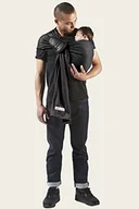 Chusty do noszenia dzieci - Je Porte Mon Bébé Ręcznik do noszenia Porte Mon Bébé bez pętelki, antracyt/iris - miniaturka - grafika 1