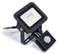 Lampy ogrodowe - KOLORENO NAŚWIETLACZ LED 10W CZARNY | Z CZUJNIKIEM RUCHU | BIAŁY CIEPŁY NL_GL_10W_ZCR_BC - miniaturka - grafika 1