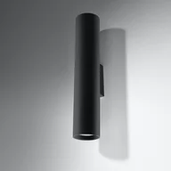 Lampy ścienne - Sollux Lighting Lampa ścienna Tube up/down, czarna - miniaturka - grafika 1