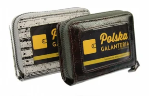 FOREVER YOUNG Portfel Skórzany Bułeczka FOREVER YOUNG Skóra Licowa Suwak 5157 - Portfele - miniaturka - grafika 8