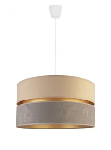 Duolla Duo lampa wisząca 1-punktowa beżowa/szara/złota 8974 8974d - Lampy sufitowe Duolla Duo lampa wisząca 1-punktowa beżowa/szara/złota 8974 8974d - Lampy sufitowe - miniaturka - grafika 1