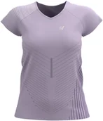 Bielizna sportowa damska - Compressport Koszulka biegowa damska PERFORMANCE SS T-SHIRT fioletowa - miniaturka - grafika 1