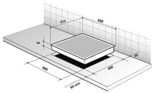 Płyta elektryczna do zabudowy De Dietrich DPI7650BU - Płyty elektryczne do zabudowy - miniaturka - grafika 2