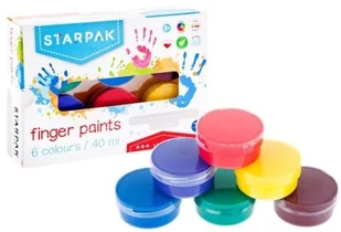 STARPAK Farby Do Malowania Palcami pudełko 1/12 - Pozostałe akcesoria dla plastyków - miniaturka - grafika 3