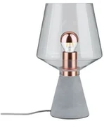 Lampy stojące - Paulmann Lampa stołowa YORIK 1xE27 szary/miedziany 79665 79665 - miniaturka - grafika 1