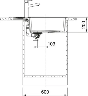 Franke Zlew Centro CNG 611-78 XL czarny mat 114.0633.100 - Zlewozmywaki - miniaturka - grafika 4