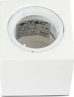 Lampy sufitowe - V-TAC Lampa sufitowa  reflektor natynkowy VT-716 GU10 7,5 cm IP20 gips/aluminium biały twm_980318 - miniaturka - grafika 1