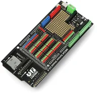 Podzespoły elektroniczne - Arduino DFRobot Gravity - IO Sensor Shield V2.4 - rozszerzenie wyprowadzeń I/O - do Mega - DFRobot DFR0165 DFR-19897 - miniaturka - grafika 1