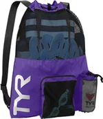 Pływanie - TYR Big Mesh Mummy Plecak, fioletowy/czarny 2021 Akcesoria do pływania LBMMB3510 - miniaturka - grafika 1