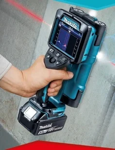 Makita akumulatorowy skaner do ścian / detektor do metalu, kabli i rur, 14,4V/8V [DWD181ZJ] + akumulator 18V Li-Ion 2,0Ah BL1820B DWD181ZJ - Wykrywacze - miniaturka - grafika 2