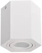 Oprawy, klosze i abażury - Polux Oprawa natynkowa Hexagon 1 x 10 W GU10 biała 313171 - miniaturka - grafika 1