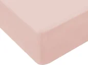 Prześcieradła - Prześcieradło Bawełniane Jersey z Gumką Jasno Różowe 006 11988 - miniaturka - grafika 1