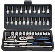 Zestawy narzędziowe - KS Tools zestaw gniazdek, pcs 1/4" CHROMEplus zestaw kluczy nasadowych, 46-TLG, stal nierdzewna, bezbarwny, One Size - miniaturka - grafika 1