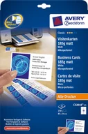 Papier do drukarek - Avery Zweckform Papier wizytówkowy 85x54mm C32010-25 C32010-25 - miniaturka - grafika 1