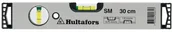 Poziomice, łaty, miary - Hultafors Hultafors 405831 Poziomica aluminiowa SM 30 300 mm 405831 - miniaturka - grafika 1