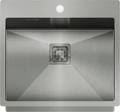 Zlewozmywaki - Aquasanita Nerdijančio plieno virtuvin plautuv Aira AIR 100N-T AIR100N-T - miniaturka - grafika 1