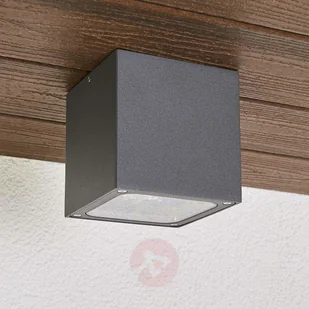 Lampenwelt.com Tanea - lampa sufitowa LED w formie kostki, IP54 - Lampy ogrodowe - miniaturka - grafika 2
