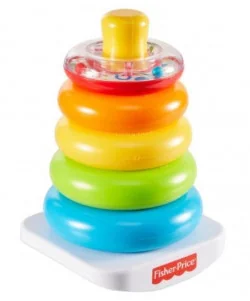 Fisher Price Fisher-Price Piramidka z kółek GKD51 p4 - Zabawki interaktywne dla dzieci - miniaturka - grafika 5
