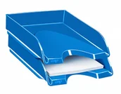 Półki na dokumenty - CEP Szufladka na biurko Pro Gloss, polistyren, niebieska C200G-01 - miniaturka - grafika 1