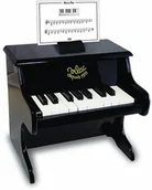 Instrumenty muzyczne dla dzieci - Vilac vilac fortepian, czerwony, dla niemowląt, 23x32x29cm, czarny - miniaturka - grafika 1