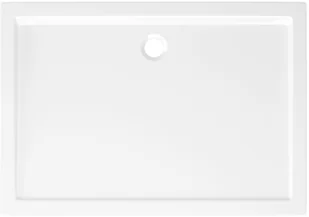 vidaXL Brodzik Brodzik prysznicowy prostokątny ABS czarny 80x110 cm - Brodziki prysznicowe - miniaturka - grafika 11