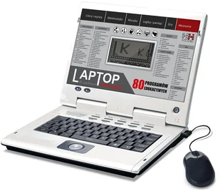 HH POLAND Laptop Edukacyjny dla dzieci 80 programów - Zabawki interaktywne dla dzieci - miniaturka - grafika 2