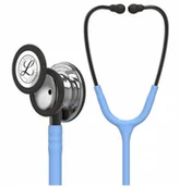 Urządzenia medyczne - LITTMANN Stetoskop Littmann Classic III 5959 Stetoskop internistyczny Mirror-Finish przewód błękitny trzonek smoke lira smoke TOW017528 - miniaturka - grafika 1
