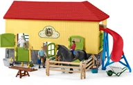Figurki dla dzieci - Schleich 42485 Farm World Końska stajnia - miniaturka - grafika 1