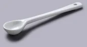 Łyżki - W.m. bartleet & sons Porcelanowa łyżka do musztardy/soli 11 cm - miniaturka - grafika 1
