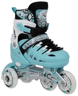 Nils EXTREME NH10905 4w1 MIĘTOWE ROZM. S(31-34) ŁYŻWOROLKI Z WYM. PŁOZĄ HOKEJOWĄ EXTREME - Rolki - miniaturka - grafika 11