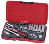 Zestawy narzędziowe - Teng tools Zestaw kluczy nasadowych 1/4  Teng Tools T1436 36 el. - miniaturka - grafika 1