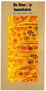 Dr. Bacty Bandana sportowa tuba Dr.Bacty - paisley orange DRH-PAISLEYORANGE - Szaliki i chustki dla dzieci - miniaturka - grafika 3